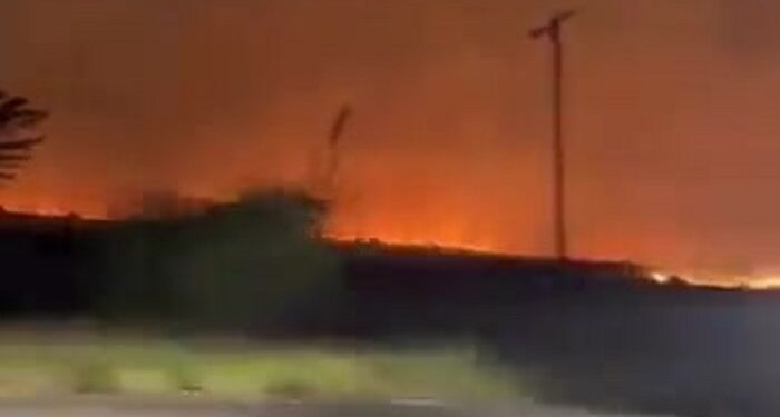 incendio estrada do mar