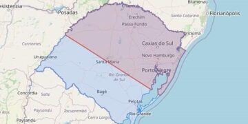 Mapa Rio Grande do Sul