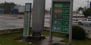 gasolina portao