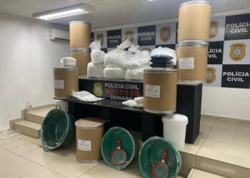 Apreensão de drogas em Estância Velha