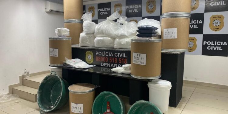 Apreensão de drogas em Estância Velha