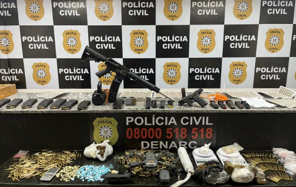 apreensão de armas polícia civil