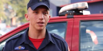 "Nós fomos a última chance de salvação para aquelas pessoas”, contou o bombeiro Guilherme Olkoski - Foto: Luís André Pinto/Secom